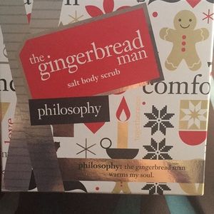 Philosophy the gingerbread man salt body scrub ✨